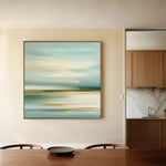 Abstract 1268 Canvas Art 60 x 60 cm / Black