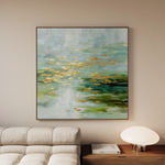 Abstract 1269 Canvas Art 60 x 60 cm / Black