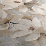 Floral 1269 Canvas Art 16" x 16" / 40 x 40 cm / Black