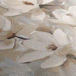 Floral 1269 Canvas Art 60 x 60 cm / Black