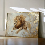 Animals 127 Canvas Art 18" x 24" / 45 x 60 cm / Black