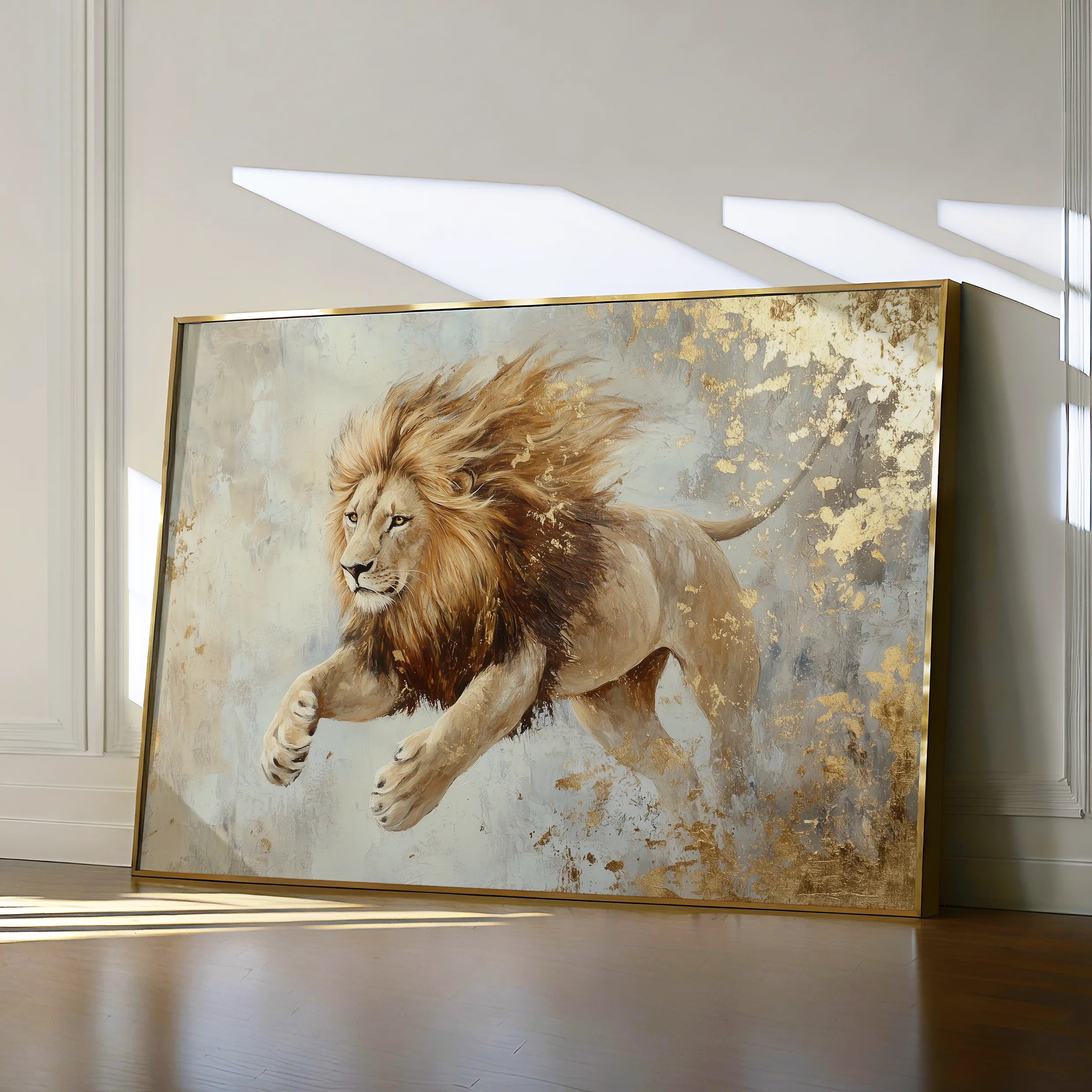 Animals 127 Canvas Art 18" x 24" / 45 x 60 cm / Black