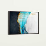 Abstract 127 Canvas Art 60 x 40 cm / Black