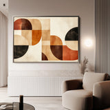Boho 127 Canvas Art 18" x 24" / 45 x 60 cm / Black