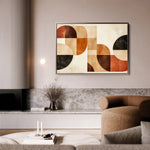 Boho 127 Canvas Art 18" x 24" / 45 x 60 cm / Black