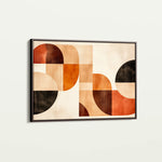 Boho 127 Canvas Art 18" x 24" / 45 x 60 cm / Black