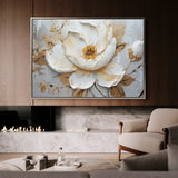 Floral 127 Canvas Art 18" x 24" / 45 x 60 cm / Black