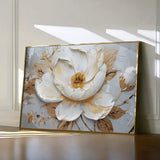 Floral 127 Canvas Art 18" x 24" / 45 x 60 cm / Black