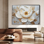 Floral 127 Canvas Art 18" x 24" / 45 x 60 cm / Black