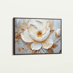 Floral 127 Canvas Art 18" x 24" / 45 x 60 cm / Black