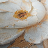 Floral 127 Canvas Art 18" x 24" / 45 x 60 cm / Black