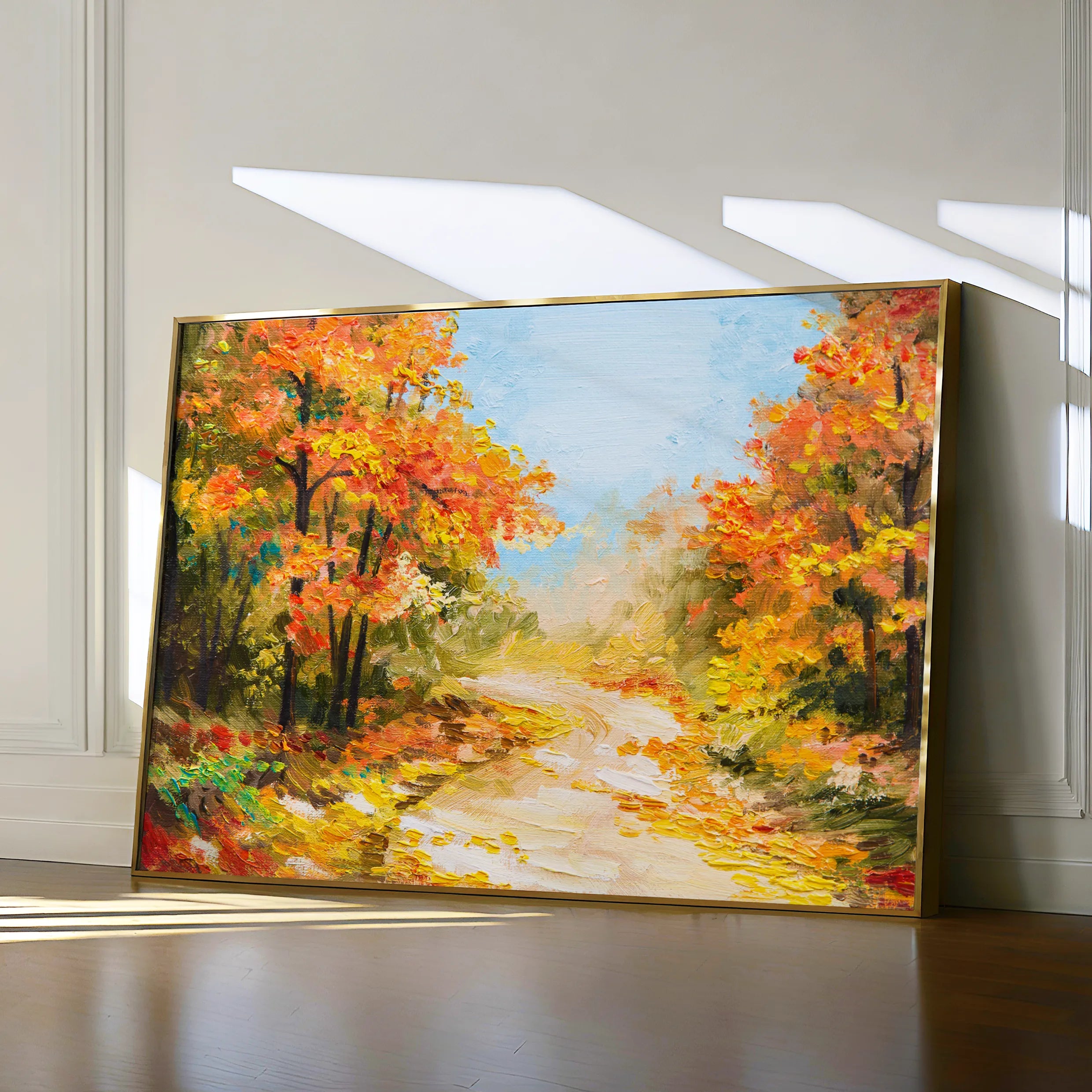 Landscape 127 Canvas Art 18" x 24" / 45 x 60 cm / Black