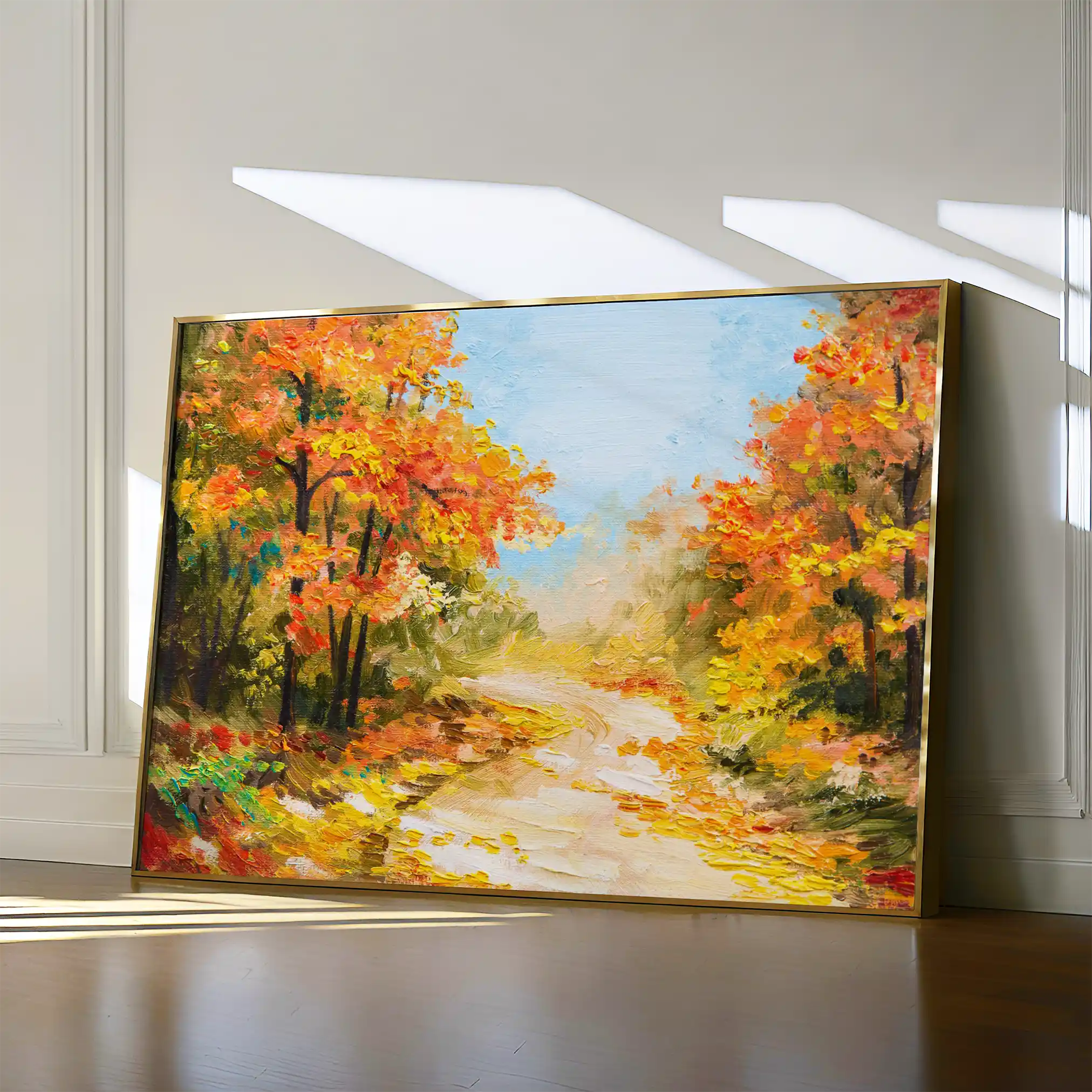 Landscape 127 Canvas Art 60 x 40 cm / Black