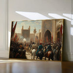 Orientalist 127 Canvas Art 18" x 24" / 45 x 60 cm / Black