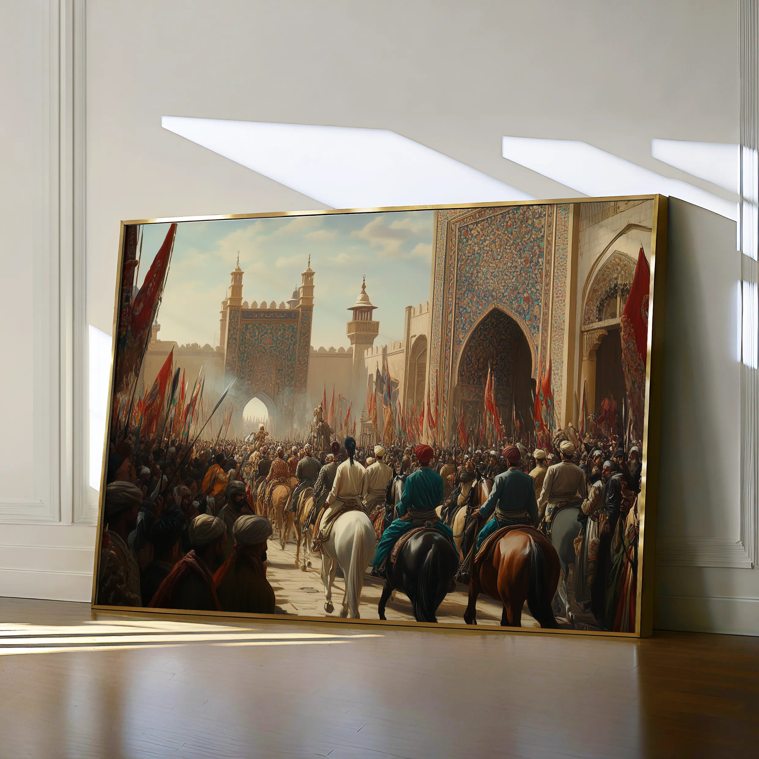 Orientalist 127 Canvas Art 18" x 24" / 45 x 60 cm / Black