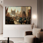 Orientalist 127 Canvas Art 18" x 24" / 45 x 60 cm / Black
