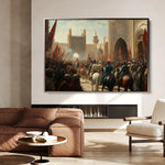 Orientalist 127 Canvas Art 18" x 24" / 45 x 60 cm / Black