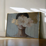 Portrait 127 Canvas Art 18" x 24" / 45 x 60 cm / Black