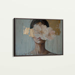 Portrait 127 Canvas Art 18" x 24" / 45 x 60 cm / Black
