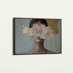 Portrait 127 Canvas Art 60 x 40 cm / Black