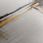 Abstract 1270 Canvas Art 16" x 16" / 40 x 40 cm / Black