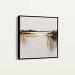 Abstract 1270 Canvas Art 60 x 60 cm / Black