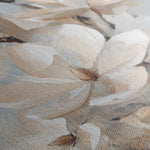 Floral 1270 Canvas Art 16" x 16" / 40 x 40 cm / Black