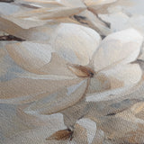 Floral 1270 Canvas Art 16" x 16" / 40 x 40 cm / Black