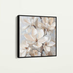 Floral 1270 Canvas Art 60 x 60 cm / Black