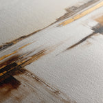Abstract 1271 Canvas Art 16" x 16" / 40 x 40 cm / Black