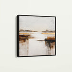 Abstract 1271 Canvas Art 60 x 60 cm / Black