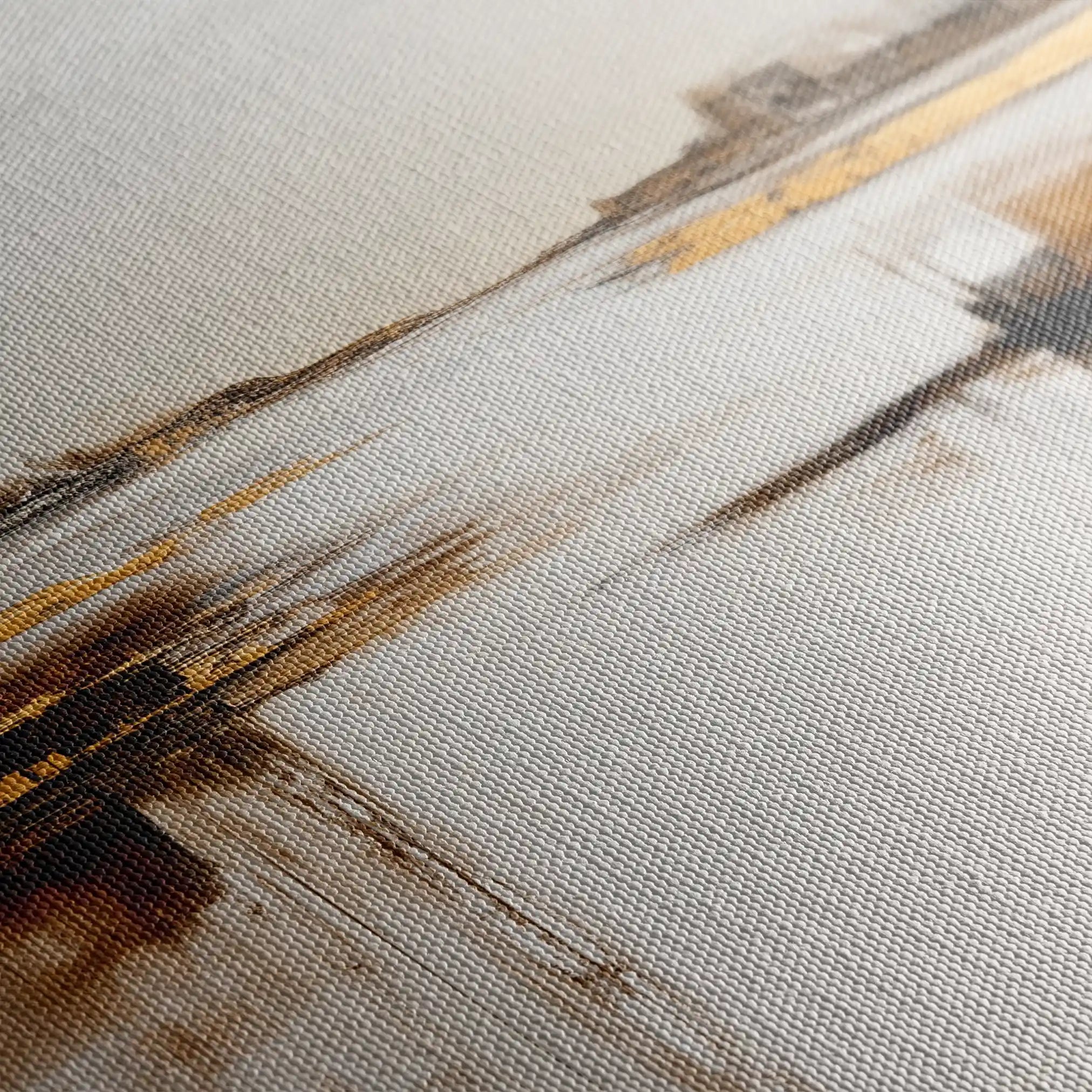 Abstract 1271 Canvas Art 60 x 60 cm / Black
