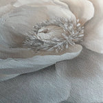 Floral 1271 Canvas Art 60 x 60 cm / Black