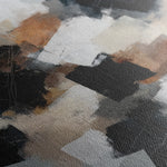 Abstract 1273 Canvas Art 16" x 16" / 40 x 40 cm / Black