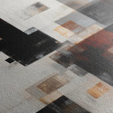 Abstract 1274 Canvas Art 16" x 16" / 40 x 40 cm / Black