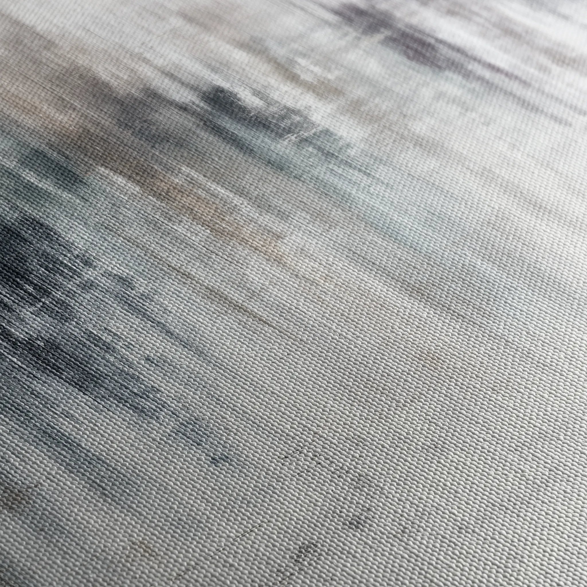 Abstract 1275 Canvas Art 16" x 16" / 40 x 40 cm / Black