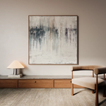 Abstract 1275 Canvas Art 60 x 60 cm / Black