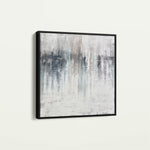 Abstract 1275 Canvas Art 60 x 60 cm / Black