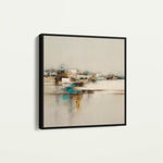 Abstract 1276 Canvas Art 60 x 60 cm / Black