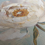Floral 1276 Canvas Art 16" x 16" / 40 x 40 cm / Black
