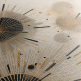 Abstract 1277 Canvas Art 16" x 16" / 40 x 40 cm / Black