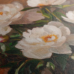 Floral 1279 Canvas Art 16" x 16" / 40 x 40 cm / Black