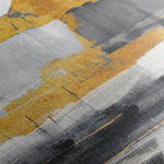 Abstract 128 Canvas Art 18" x 24" / 45 x 60 cm / Black