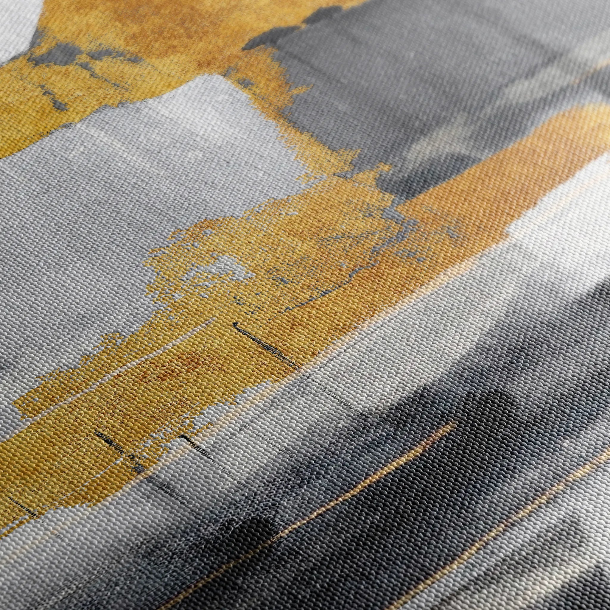 Abstract 128 Canvas Art 18" x 24" / 45 x 60 cm / Black