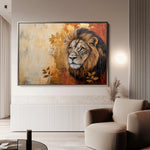Animals 128 Canvas Art 18" x 24" / 45 x 60 cm / Black