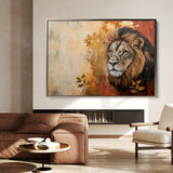 Animals 128 Canvas Art 18" x 24" / 45 x 60 cm / Black