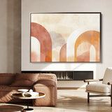 Boho 128 Canvas Art 18" x 24" / 45 x 60 cm / Black