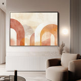 Boho 128 Canvas Art 18" x 24" / 45 x 60 cm / Black
