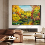 Landscape 128 Canvas Art 18" x 24" / 45 x 60 cm / Black
