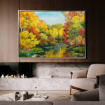 Landscape 128 Canvas Art 18" x 24" / 45 x 60 cm / Black